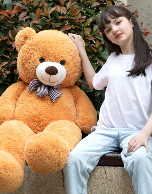 Load image into Gallery viewer, 4Ft Giant Teddy Bear Stuffed Animal Soft Big Bear Plush Toy
