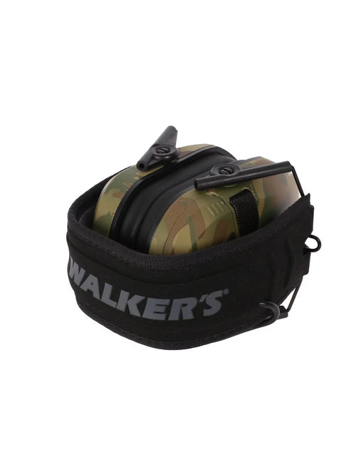 Load image into Gallery viewer, Walkers Razor Slim Electronic Folding Ear Muffs with NRR 23 Db, Multicam Camo
