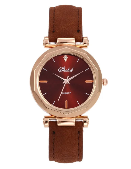 Load image into Gallery viewer, Fashion Women Leather Casual Watch
