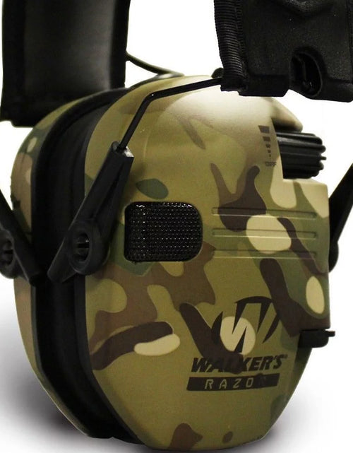 Load image into Gallery viewer, Walkers Razor Slim Electronic Folding Ear Muffs with NRR 23 Db, Multicam Camo
