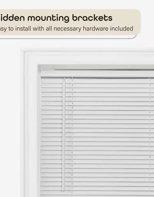 Load image into Gallery viewer, GII Deluxe Sundown Mahogany Cordless Room Darkening Vinyl Mini Blind with 1 In. Slats 48 In. W X 64 In. L
