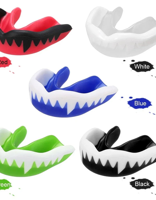 Load image into Gallery viewer, Fitness Tooth Protector Boxing Mouthguard Brace Boxing Tooth Protector Tooth Guard Sport Brace Orthodontic Appliance Trainer
