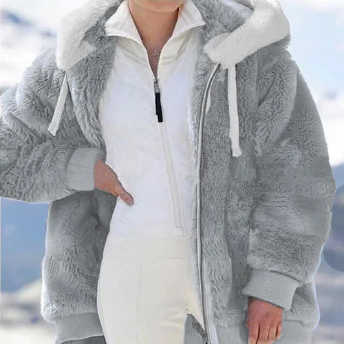 Load image into Gallery viewer, Plush Wooded Jackets For Women
