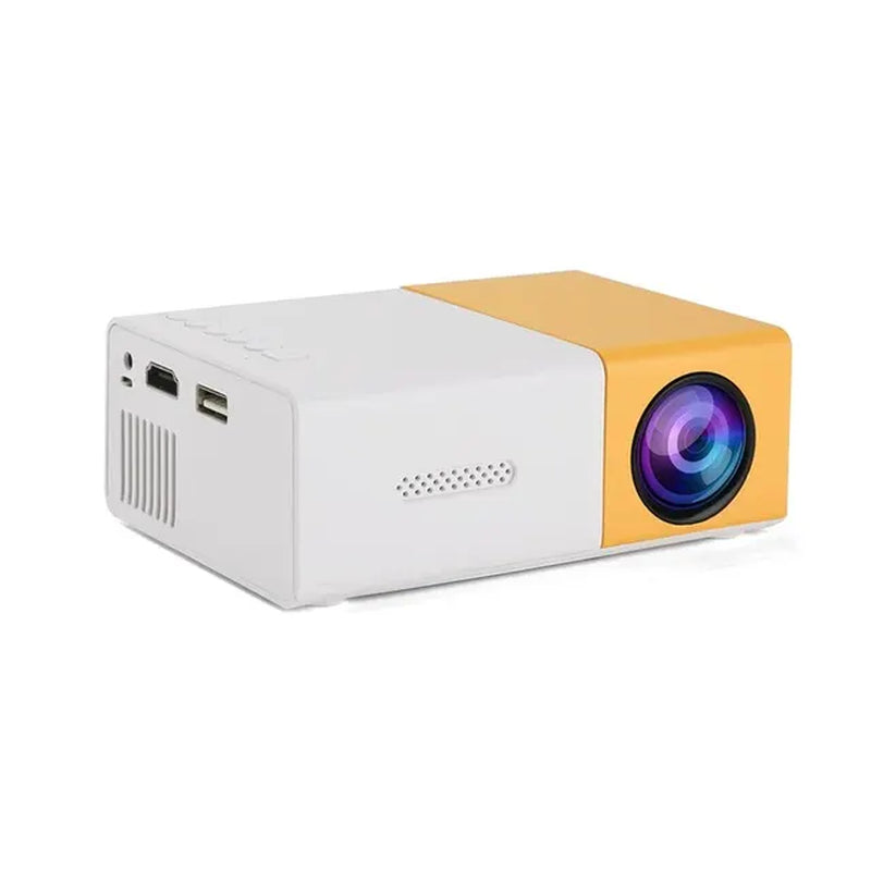 YG300 Micro Portable LED Outdoor Mini HD 1080P Mobile Projector Kids Projector Ultra Clear Projector, Mini Portable Projector