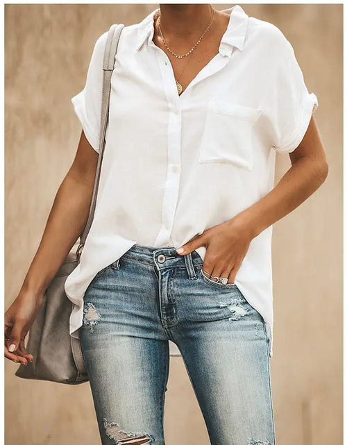 Load image into Gallery viewer, Casual Summer Blouse for Women
