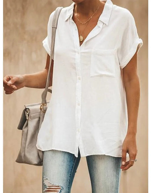 Load image into Gallery viewer, Casual Summer Blouse for Women
