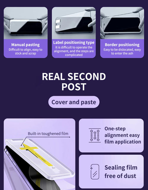 Load image into Gallery viewer, 1-2Pc 8K High End Tempered Glass For iPhone 15 14 13 12 11 Pro Max XS MAX 15 Plus Screen Protector With Alignment Mounting Cover
