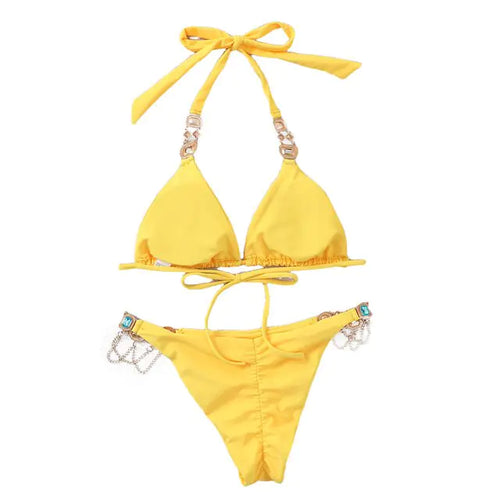 Load image into Gallery viewer, Women Casual Swimsuit Bikini Set
