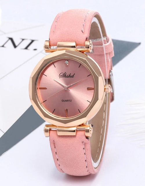 Load image into Gallery viewer, Fashion Women Leather Casual Watch
