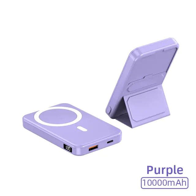 10000mAh Magnetic Power Bank With Foldable Stand