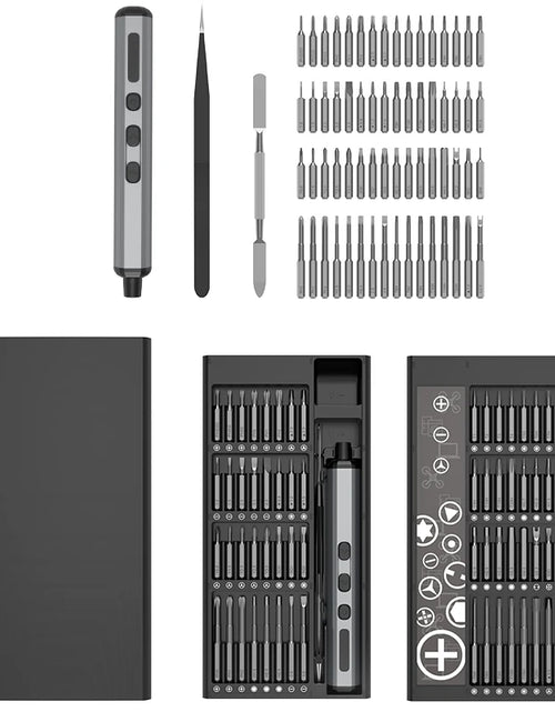 Load image into Gallery viewer, Cordless Electric Screwdriver Set 68 in 1 Precision Screwdriver Set Magnetic Screw Driver Bits Fast Charging with LED Light
