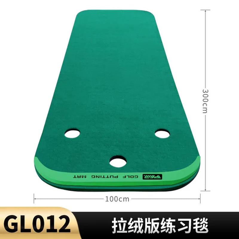 Golf Indoor Putter Exercise Putting Greens Trainer Practice Mats 96X300Cm Office Home GL012 Wholesale