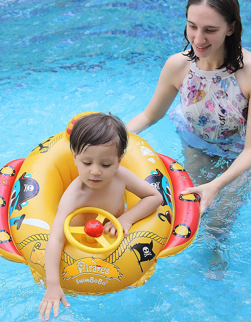 Load image into Gallery viewer, Inflatable Swim Float Seat Boat Pool Swim Ring for Toddler
