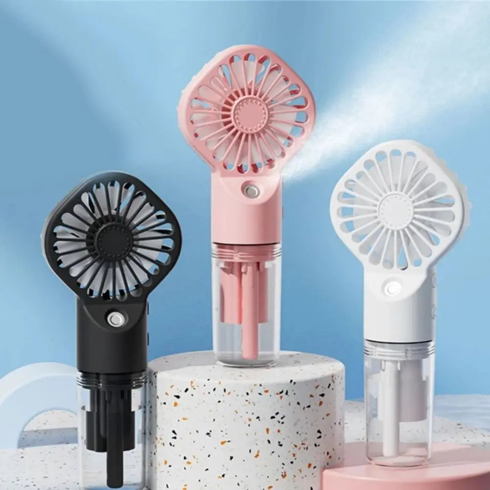 1Pc Portable Handheld Spray Fan,Water Spray Mist Fan,Student Dormitory Mini Fan,Summer Supplies, Cooling Tools,Outdoor Small Fan