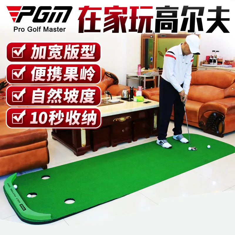 Golf Indoor Putter Exercise Putting Greens Trainer Practice Mats 96X300Cm Office Home GL012 Wholesale