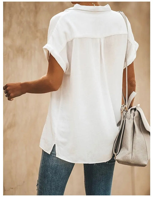 Load image into Gallery viewer, Casual Summer Blouse for Women
