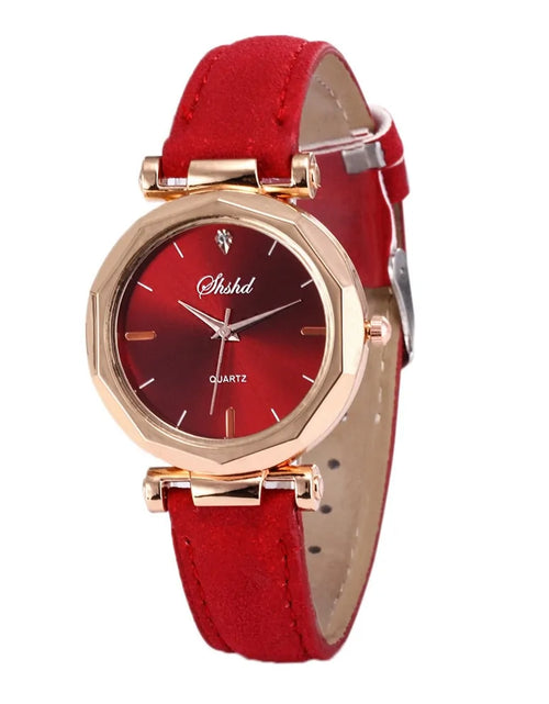 Load image into Gallery viewer, Fashion Women Leather Casual Watch
