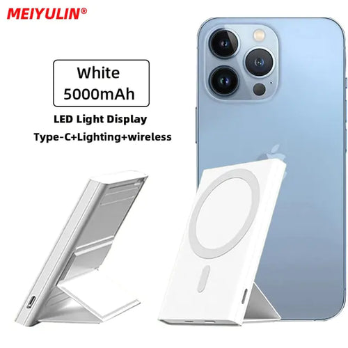 Load image into Gallery viewer, 10000mAh Magnetic Power Bank With Foldable Stand
