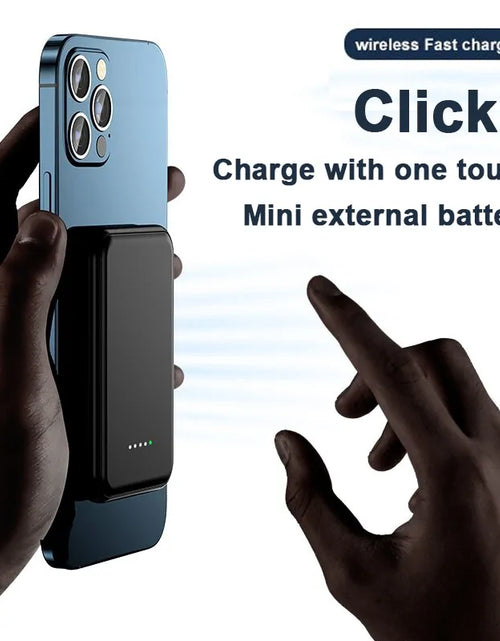 Load image into Gallery viewer, Magnetic Wireless Power Bank Phone Charger
