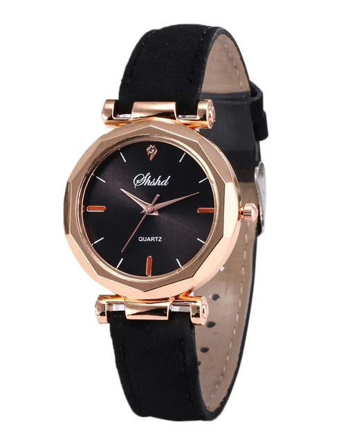 Load image into Gallery viewer, Fashion Women Leather Casual Watch
