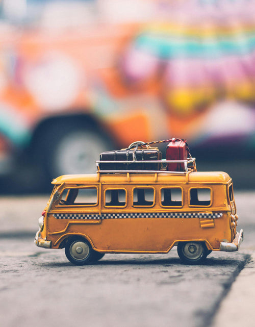 Load image into Gallery viewer, Small vintage toy bus.
