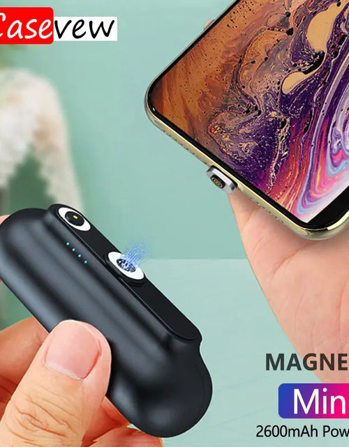 Load image into Gallery viewer, 3000mAh Magnetic Wireless Power Bank E
