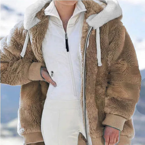 Load image into Gallery viewer, Plush Wooded Jackets For Women
