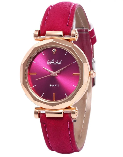 Load image into Gallery viewer, Fashion Women Leather Casual Watch
